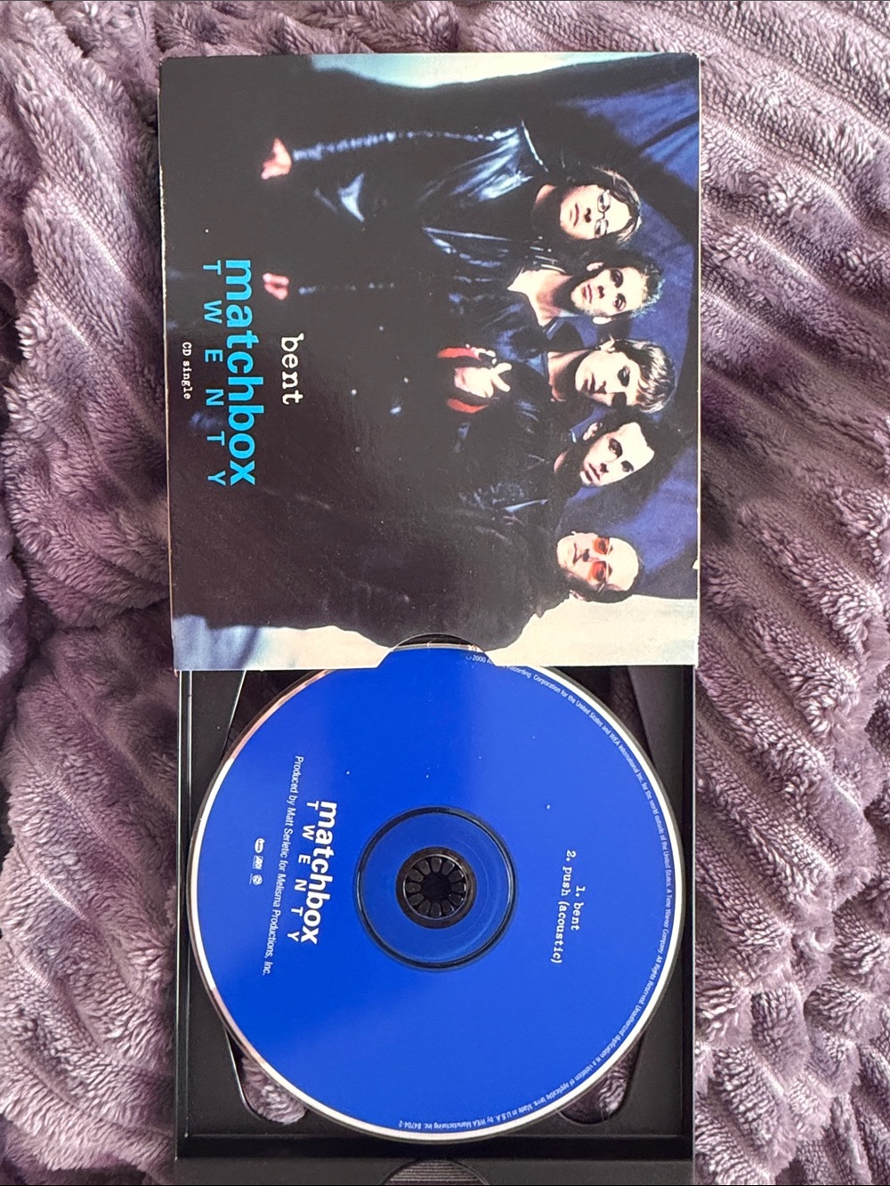 Vintage Y2K Matchbox 20 “Bent” CD Single featuring acoustic “Push”